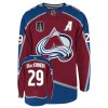 Colorado Avalanche Hockeydrakt Nathan Mackinnon 29 Stanley Cup 2022 Adidas Authentic - Herre